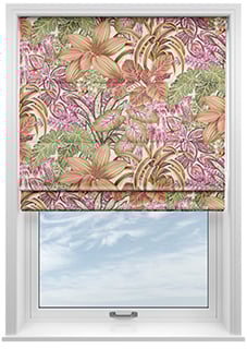 Canopy, Blood Orange - Motorised Roman Blind